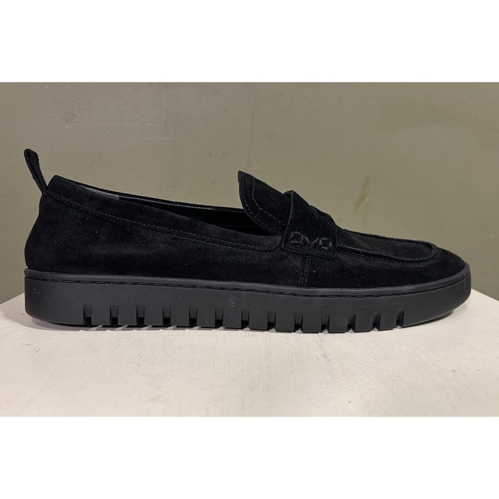 Vionic Uptown Black Suede Loafers Comfort Slip On Women's Size 11 Wide